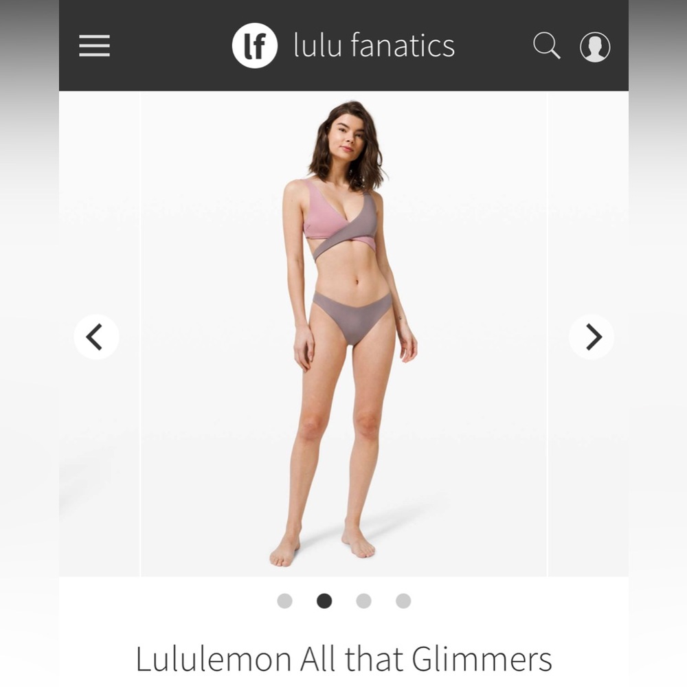 Lululemon all that glimmers bathing suit